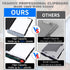 Clipboard with Storage, Large Capacity Nursing Clipboards, Heavy Duty Plastic Case with Pen Holder