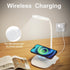 Dimmable LED Desk Lamp Wireless Charging Desk Lamp with Touch Control Office Desk Light Eye-Caring Office Lamp