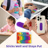 PuraEase 16PC Textured Sensory Stickers for Kids Silicone Adhesive Calm Strips for Anxiety Relief, Autism, ADHD Quiet