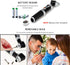 Jeebel Camp 3.0V Bulb, 3X 4 Otoscope Kit,Professional Diagnostic Ear Care Tool with LED Magnification, Speculum Tips