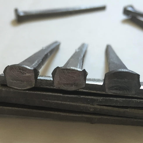 3.5- CUT COMMON NAILS - Metallic Color - Antique rustic restoration accent