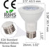 Simba Lighting LED PAR20 Light Bulb 6W 38deg Spotlight Dimmable (6-Pack) for Indoor Recessed Can, Range Hood and Outdoor PAR 20, 120V E26 Base, 40W to 50W Halogen Replacement, 3000K Soft White by Simba Lighting