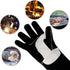 YESWELDER Leather Forge MIG Welding Gloves, Heat Resistant Black Gloves for Grill/BBQ/Oven