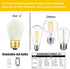 Dimmable E26 Bulb,Frosted Bulb 2W 20W Bulb, 250LM AC120V, G45 3000K Bulb Pendant,Chandeliers,Vanity,6Pack Globe LED