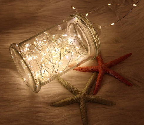 2 Pack 20 Feet 60 Warm White LED Battery Operated Fairy Lights with Remote Control Timer for Party Wedding Decor