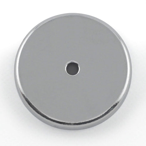 Master Magnetics Ceramic Round Base Magnet - 1.21" Diameter, 0.180" Thick, 11 lb. Pull, Pack of 12