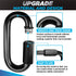 8PCS 2.3” Chain Quick Links, Heavy Duty Anti-Rust Carabiner for Chain Connecting, Key Chain, Pet Leash