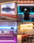 WILLED RGB LED Strip Lights, Under Bed Light Motion Activated Sensor, RF Remote Control with Timer, Color Changing