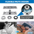 300LB Mount,1 Set) Heavy Duty Hidden Pivot Hinges Stainless Steel for Murphy Door Bookshelf Secret Room Invisible Door