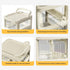 Generic 2/3/4-Tier Rolling Storage Cart Multi-Purpose Organizer for Kitchen, Bathroom & Living Room, Transparent
