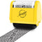 Miseyo Wide Roller Stamp, Identity Theft Stamp, 1.5 Inch, Perfect for Privacy Protection, Yellow