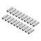 MECCANIXITY 75Pcs Non Insulated Butt Connectors 8AWG Wire Connector BN-8 for Electrical Crimp Ferrule Terminals