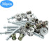 10 Set Cabinet Furniture Connecting Cam Fitting with Dowel and Pre-Inserted Nut