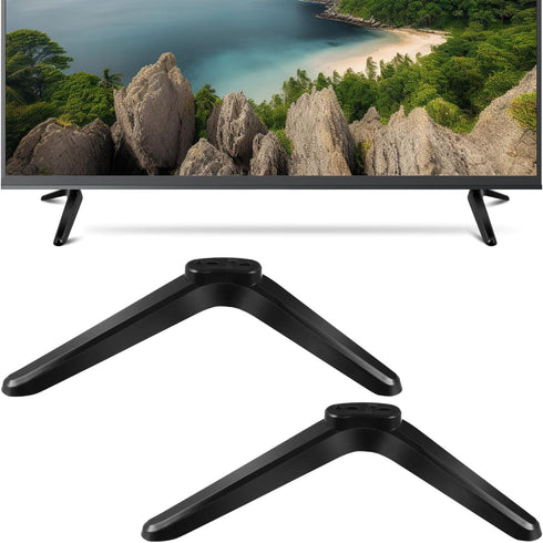 Gadpiparty Universal Tv Stand Legs with Screws for 32-55 Inch Screens Tabletop Mount