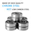 Donepart 1/2 inch Bearings, R8-2RS Double Rubber Sealed Roller Bearings, ABEC3 Precision for Electric Motor, 10 Pack