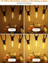 100FT ST38 Bulbs, 2700K Dimmable Outdoor String Lights, Waterproof Patio Lights with Shatterproof Vintage Edison