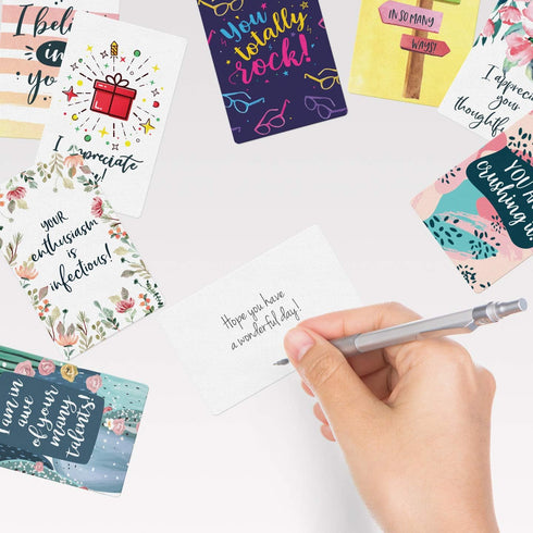 Dessie Motivational Cards - 63 Unique Inspirational Business Card Sized Encouragement Cards for Employees, Kindness