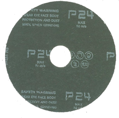 Mercer Industries 307024-4-1/2" x 7/8" Zirconia Resin Fiber Discs, 24 Grit (25 pack) by Mercer Industries