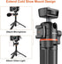 360 1/4 Inch 13 12 11/DJI 5 4 3/Insta360 PULUZ Camera Tripod Stand, Mini Desktop Aluminum Selfie Stick with Cold Shoe