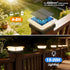 4x4 2 Pack, 4 4x4 3.5x3.5 Ip67 96 Post Solar Lights Lighting Modes Solar Post Cap Lights for Wood/Vinyl Posts