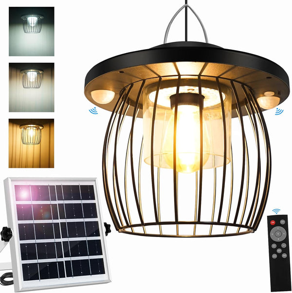 AEQ Solar Shed Light Indoor Outdoor, Solar Gazebo Lights Work in Daytime