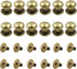 12pcs Mini Drawer Pulls, 0.31" x 0.39" Round Cabinet Knobs, Antique Bronze Handles for Dresser Closet Jewelry Box
