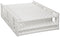Heathrow Scientific 120-Place Mega Tube Rack, Polypropylene, Holds 10 mL Tubes, White