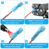 100 PCS 16-14 AWG Waterproof Heat Shrink Quick Disconnect Connectors, Crimp Electrical Wire Female Spade Connectors
