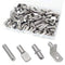 Fuvylonk 108 Pcs Shelf Pins Kit, Metal Nickel Plated Shelf Support Pin, Bookshelf