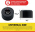 Premium Rubber Door Stop Stud Replacement Tips, Universal Size Doorstopper Bumpers for Wall & Floor Protection