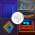 Quilax 30 Set 5-6mm Waterproof LED Strip Mounting Clips Holder, Translucent Rope Light Clips with Screws, Mounting