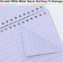 Lincia Top Spiral Steno Pads, 6'' x 9'', Gregg Rule Inner Paper, Colorful Steno Notebook, 10 Pcs