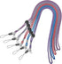 YOUOWO Adjustable Lanyard with Clip for ID Badge Holder, Pack of 5 Neck Lanyards for Kids, Women, Men, Cell Phones