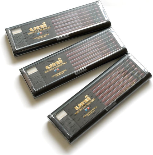 Uni Wooden Pencil, HB, Box of 12, Model UHB