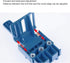 Handheld Dowel Jig Kit with Wood Doweling Hole Drill Guide, Punch Locator Positioner, Wrench Limit Ring for Home
