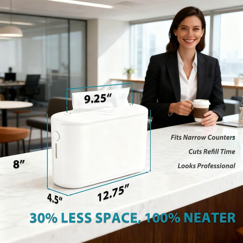 Countertop: Commercial Multifold Paper Towel Dispenser Modunful Z Flod/Tri Fold Hand Towel, Napkin Dispenser for Home
