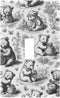 WELLDAY Toggle Light Switch Wall Plates, Bears Eating Honey Toggle Switch Wall Plate