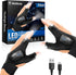 Hinshark LED Flashlight Gloves for Men, Rechargeable Cool Gadgets, Unique Birthday Gifts for Dad
