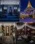 Christmas Lights Outdoor UL Certified, Meteor Shower Lights 12 Inch, 10 Tubes LED Falling Rain Drop Lights, Icicle Snow