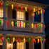 35 18 LED Red Green and Yellow Chili Pepper Christmas Lights, Ft Green Wire House Decorative Lighting String
