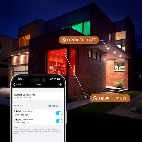 6 Inch, 12W 1080LM Dimmable 4 Pack Smart LED Recessed Ceiling Soffit Lights Canless Recessed Lights with and RGB+CCT