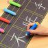 Paichley 5 Set 5 Count (Pack 1) Pieces Colorful Plastic Chalk HoldersBlackboard Adjustable for Teachers School Office