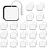 TENS Unit Electrode Pads 2x2"SM Electrodes 20Pcs Reusable 50 Uses, 2mm Pin