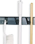 4073100 3 1 Carlisle FoodService Products Roll 'N Grip Mop, Broom and Tool Holder / Storage System, Positions + Hook