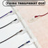 5 Pack Adults(5 Dental Bib Clips Adjustable with Chains,Professional Bib Holder Clips for Dental Office,Tattoo
