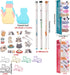 Outus Cute Sticky Notes, Paper Clips, Gel Ink Pens, Cartoon Stickers - Cat Lovers Stationery Supplies
