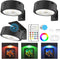 Narotood 3 Pack Picture Lights for Wall, 13 RGB Color Rechargeable Battery Operated