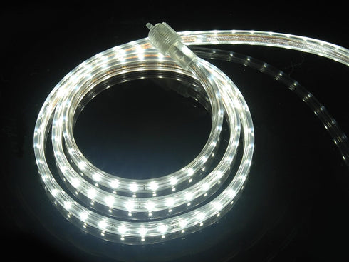 20 2100 6000K Dimmable, 110-120V 360 3528 CBConcept UL Listed, Feet, Lumen, Pure White, AC Flexible Flat LED Strip Rope
