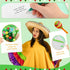 Tinlade 200 Pcs Cactus Shaped Gel Pens - Cute 0.5mm Black Ink Cacti Pens for Office, School Supplies, Prize Student