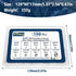 150pcs Kit,4#40 6#32 8#32 10#24 10#32 12#24 1/4-20 5/16-18 3/8-16 1/2-13 Sets,304 SAE Hex Nuts Assortment Hardware Nuts